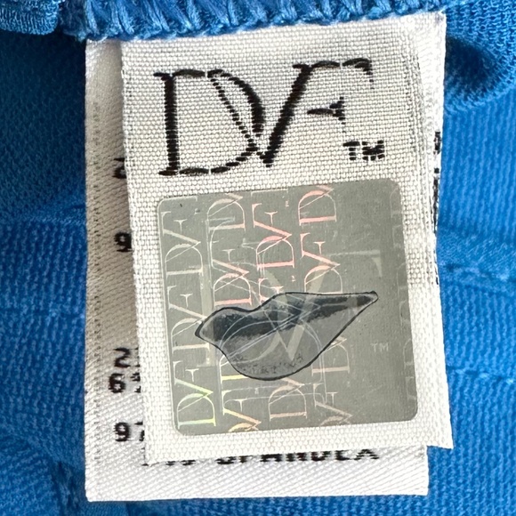 Diane Von Furstenberg Cameroon Stretch Jersey Mini Skirt Electric Blue Size 8 - Picture 8 of 14